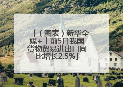 （图表）新华全媒+丨前5月我国货物贸易进出口同比增长2.5%