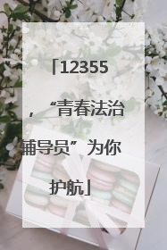 12355，“青春法治辅导员”为你护航