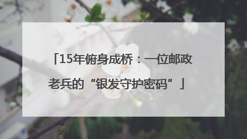 15年俯身成桥：一位邮政老兵的“银发守护密码”