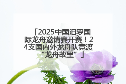 2025中国汨罗国际龙舟邀请赛开赛！24支国内外龙舟队竞渡“龙舟故里”