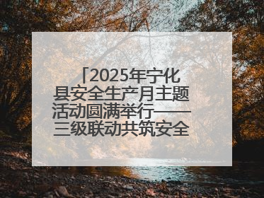 2025年宁化县安全生产月主题活动圆满举行——三级联动共筑安全防线 探索老区安全发展新路径