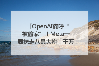 OpenAI痛呼“被偷家”！Meta一周挖走八员大将，千万美元薪酬战开打